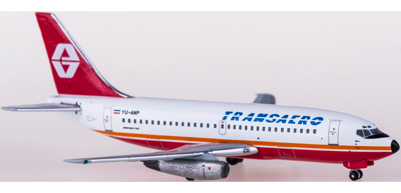 1:400 AeroClassics AC419940 Aviogenex Boeing 737-200 YU-ANP Aircraft Model+Free Tractor