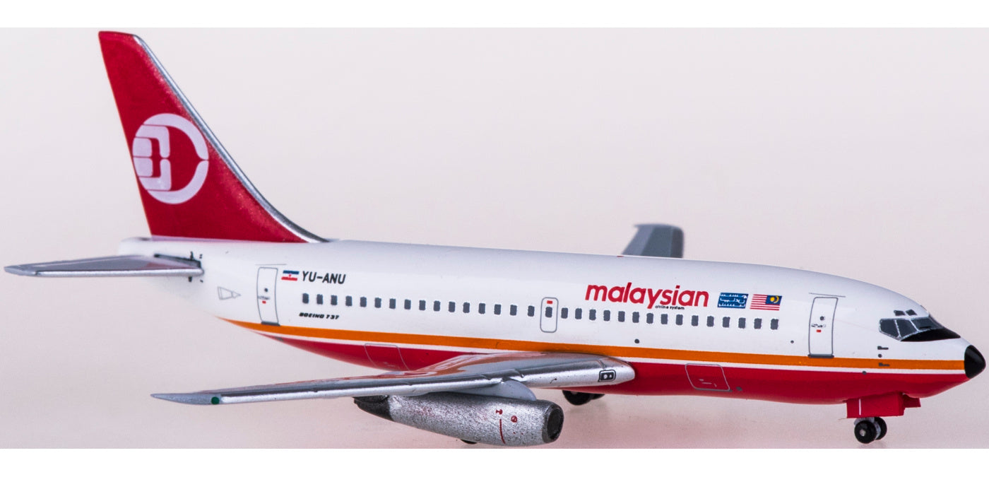 1:400 AeroClassics AC419939 Malaysia Airlines Boeing 737-200 YU-ANU Aircraft Model+Free Tractor