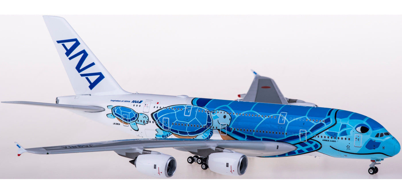 1:400 Phoenix PH04386 ANA Airbus A380 JA381A Lani+Free Tractor