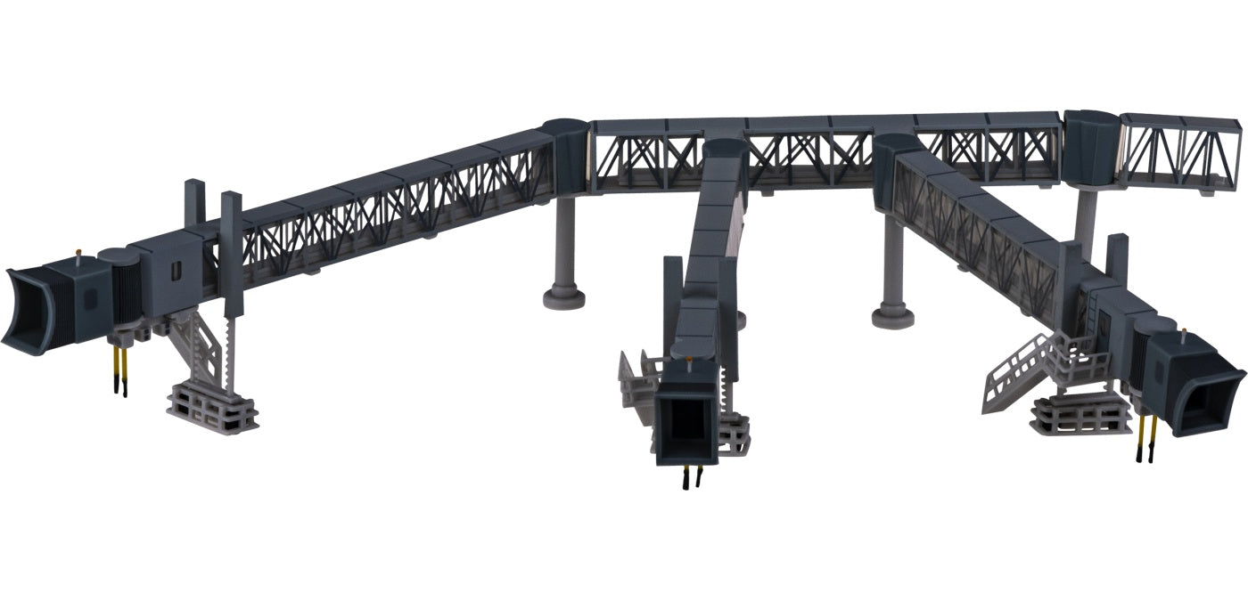 1:200 JC Wings LH2277 Airport Passenger Bridge (For A380 Aircraft) Transparent