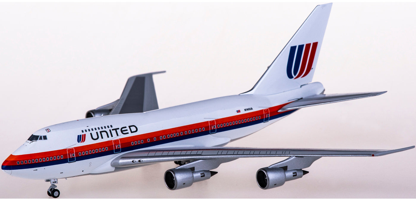 1:400 NG Models NG07013 United Airlines Boeing 747SP N140UA+Free Tractor