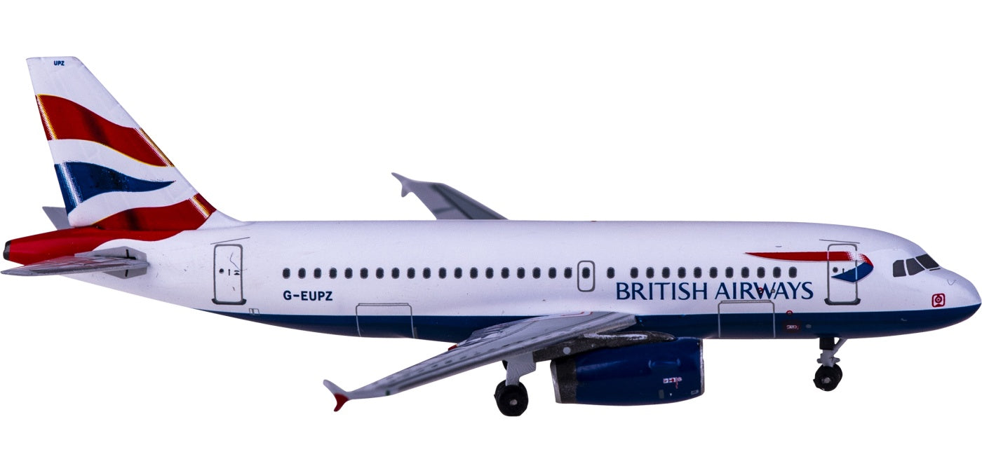 1:400 AeroClassics ARD42103 British Airways Airbus A319 G-EUPC Aircraft Model+Free Tractor