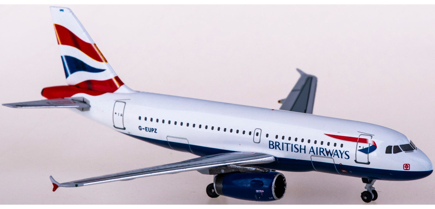 1:400 AeroClassics ARD42103 British Airways Airbus A319 G-EUPC Aircraft Model+Free Tractor
