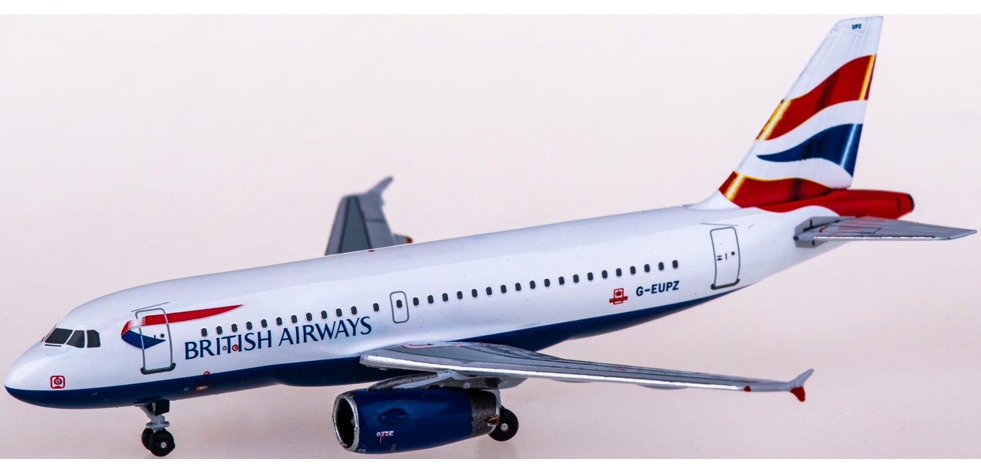 1:400 AeroClassics ARD42103 British Airways Airbus A319 G-EUPC Aircraft Model+Free Tractor