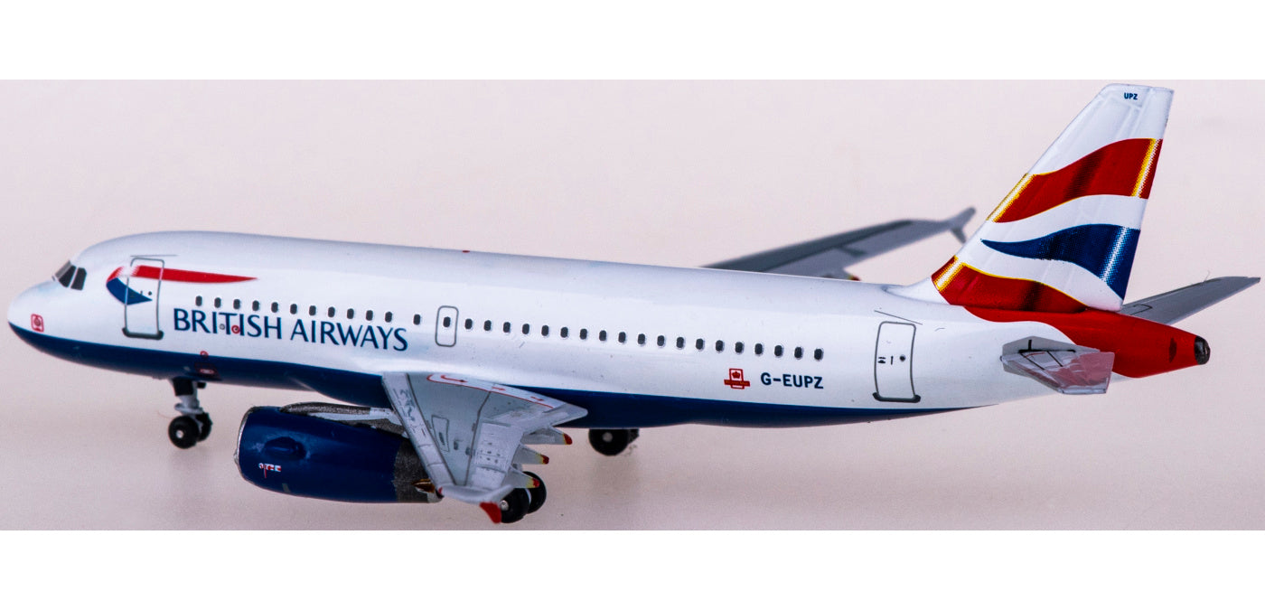 1:400 AeroClassics ARD42103 British Airways Airbus A319 G-EUPC Aircraft Model+Free Tractor
