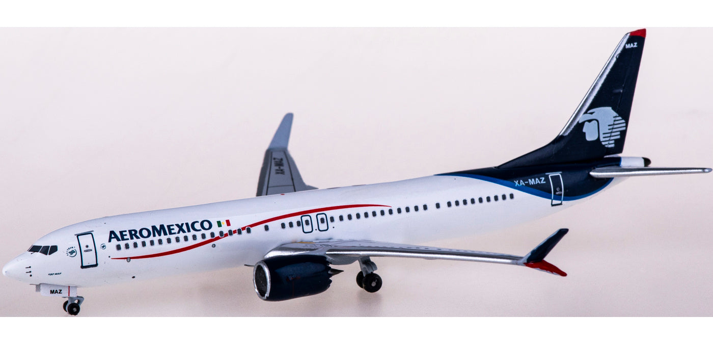 1:400 AeroClassicsAC411023 Aeroméxico Boeing 737 MAX 9 XA-MAZ Aircraft Model+Free Tractor