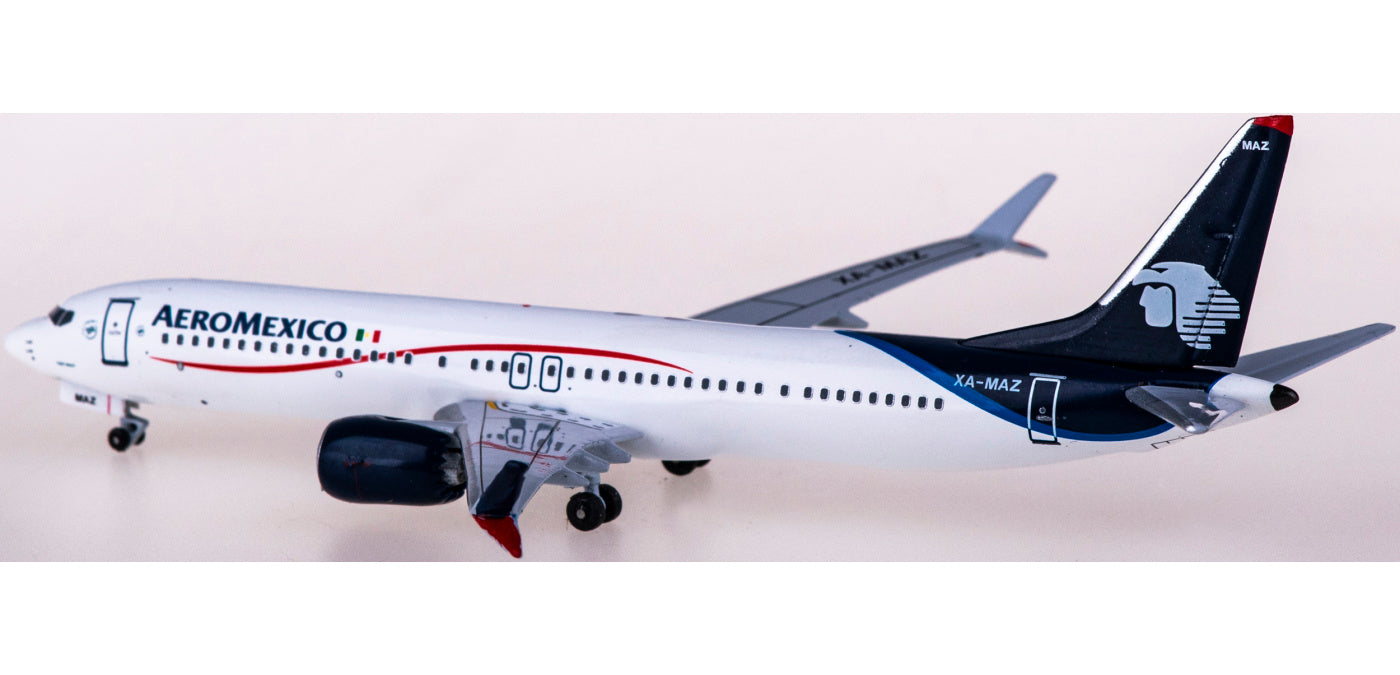 1:400 AeroClassicsAC411023 Aeroméxico Boeing 737 MAX 9 XA-MAZ Aircraft Model+Free Tractor