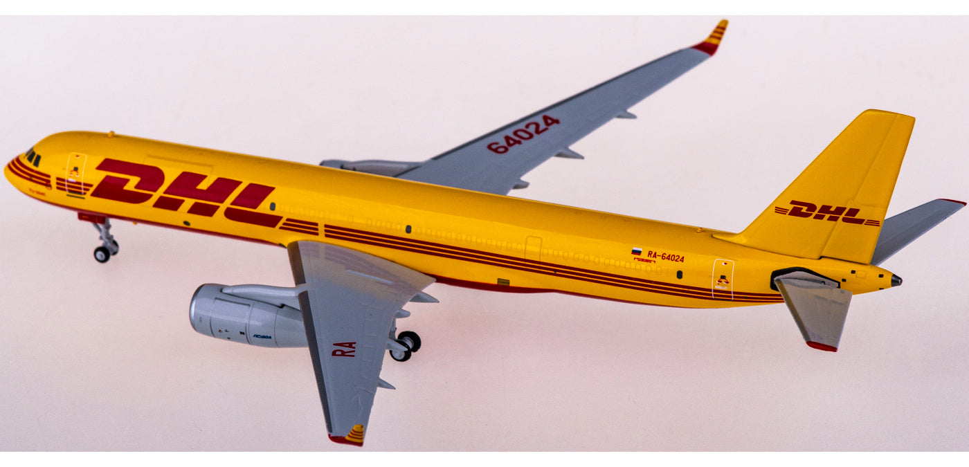 1:400 NG Models NG40005 DHL Tupolev TU-204-100S RA-64024+Free Tractor