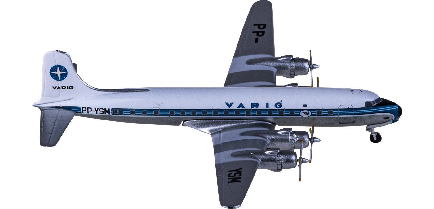 1:400 AeroClassics AC419971 VARIG Douglas DC-6 PP-YSM Aircraft Model+Free Tractor