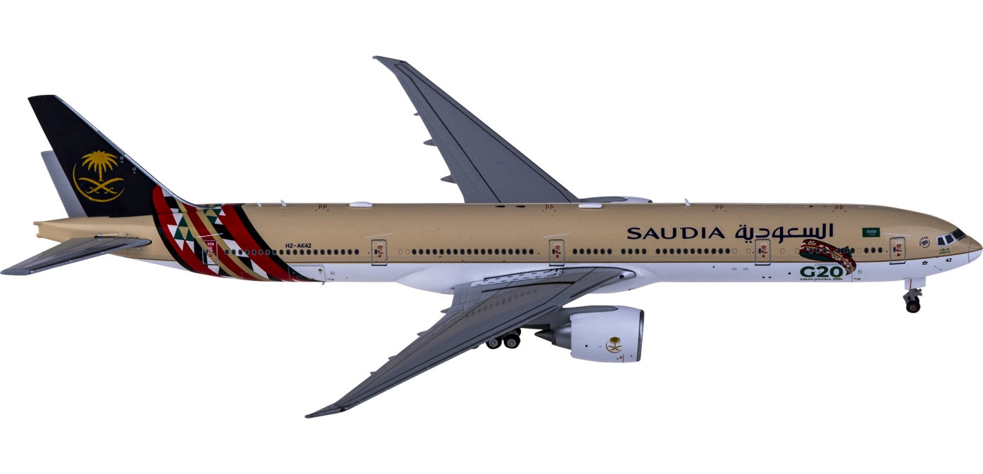 1:400 JC Wings XX4463 Saudia Boeing 777-300ER HZ-AK42+Free Tractor