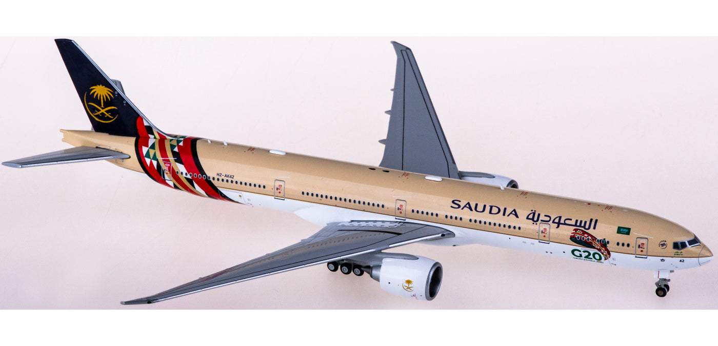 1:400 JC Wings XX4463 Saudia Boeing 777-300ER HZ-AK42+Free Tractor