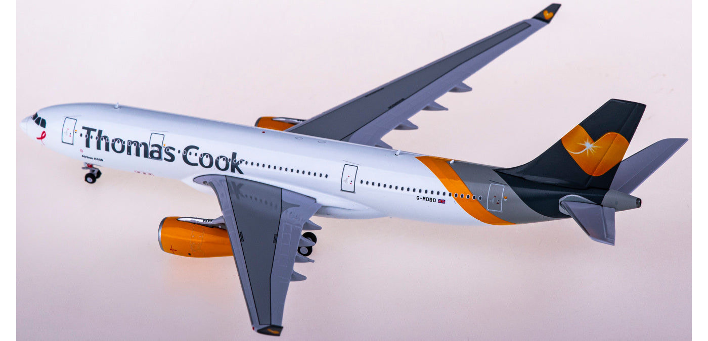 1:400 JC Wings LH4159 Thomas Cook Airbus A330-200 G-MDBD+Free Tractor