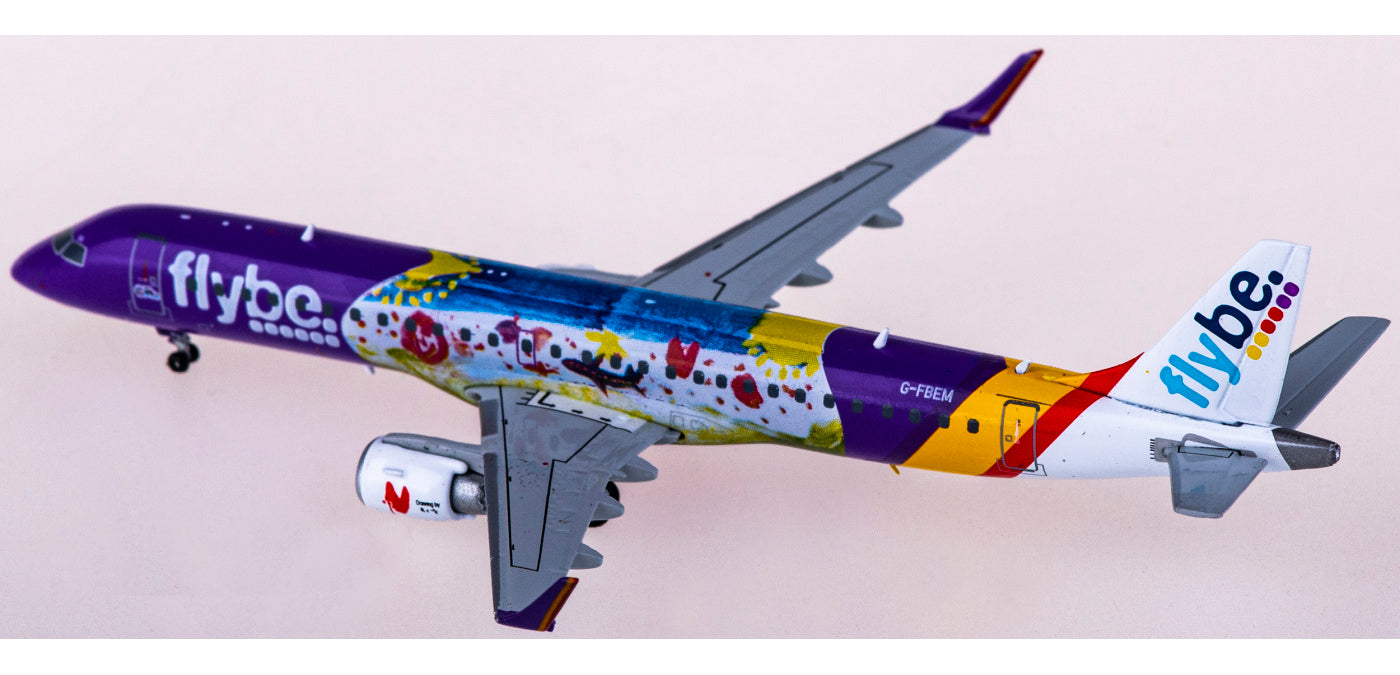 1:400 JC Wings LH4232 Flybe Embraer ERJ-190-200LR G-FBEM+Free Tractor