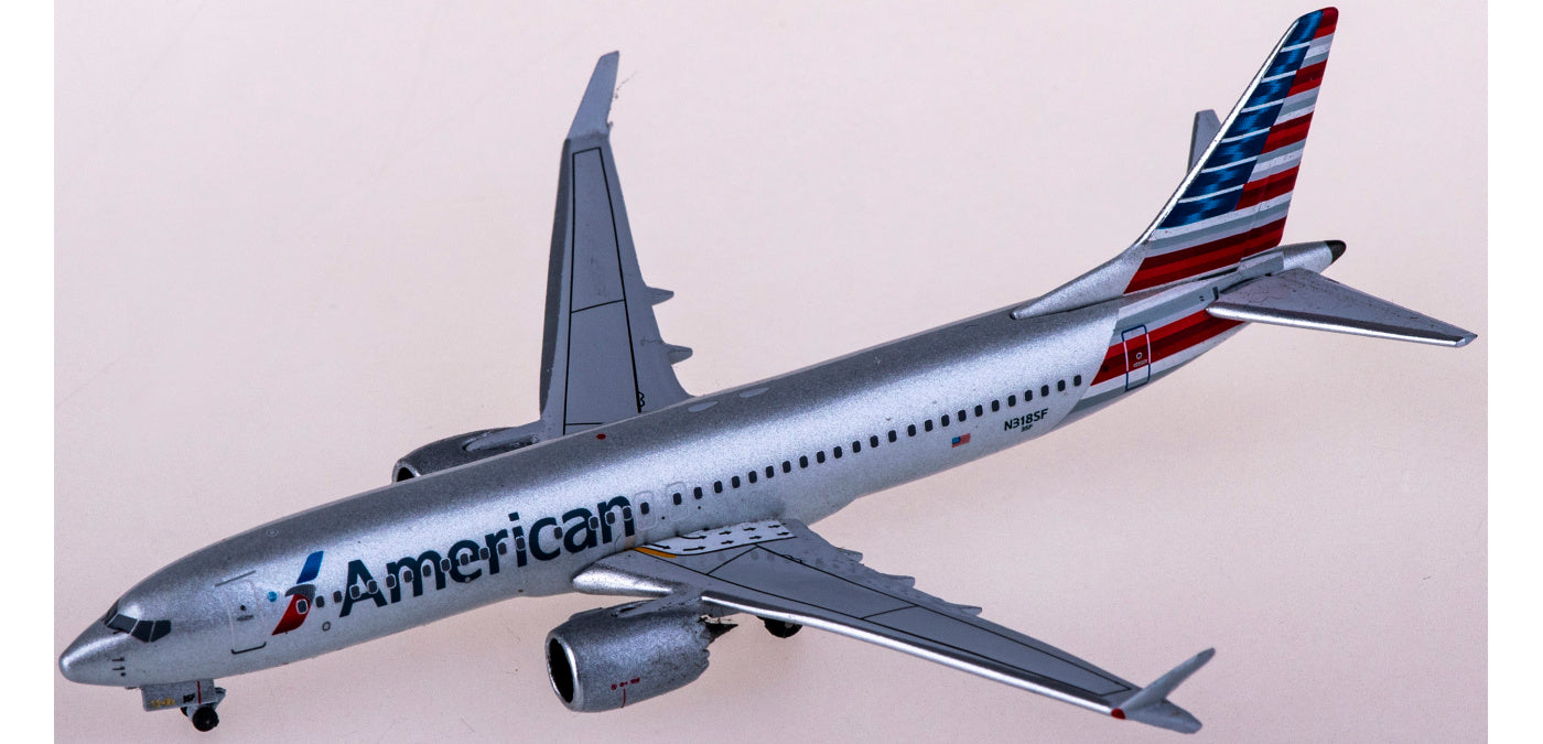 1:400 AeroClassics BBX41626 American Airlines Boeing 737 MAX 8 N318SF Aircraft Model+Free Tractor
