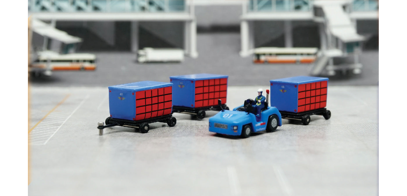 1:200 Fantasy Wings FWDP-CG-2027 Cargo Car Set (Southwest Airlines)