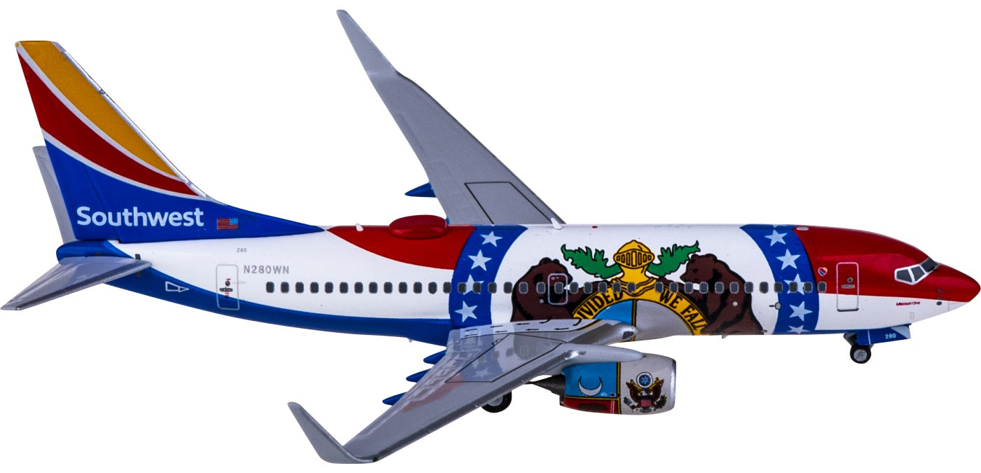 1:400 NG Models NG77015 Southwest Airlines Boeing 737-700 N280WN+Free Tractor