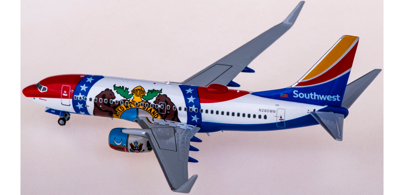 1:400 NG Models NG77015 Southwest Airlines Boeing 737-700 N280WN+Free Tractor