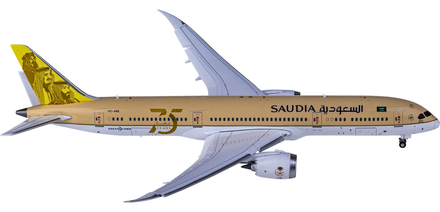 1:400 JC Wings LH4274A Saudia Boeing 787-9 HZ-ARE "Flaps Down"Aircraft Model+Free Tractor