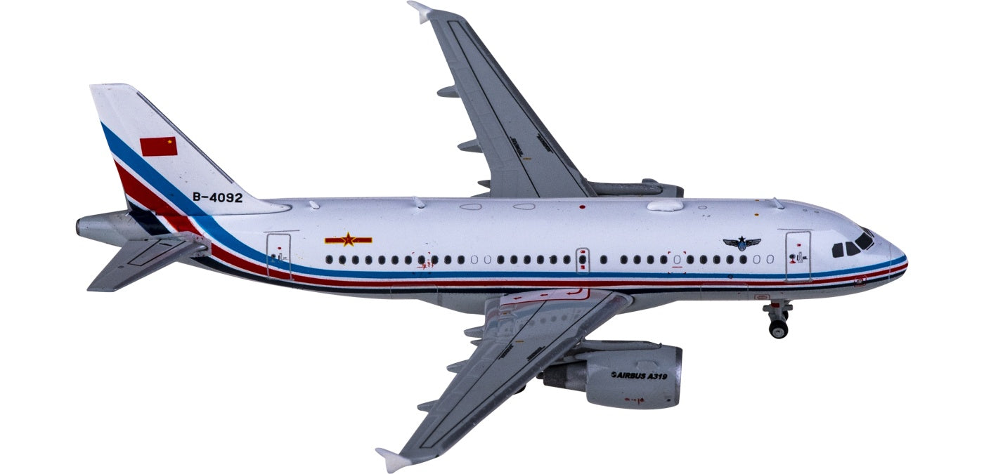 1:400 JC Wings LH4123 PLAAF China Air Force Airbus A319 B-4092+Free Tractor
