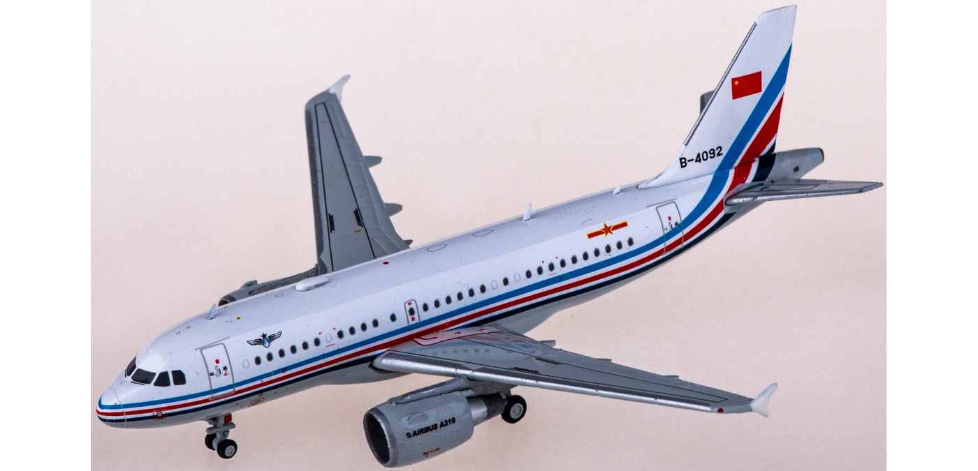 1:400 JC Wings LH4123 PLAAF China Air Force Airbus A319 B-4092+Free Tractor