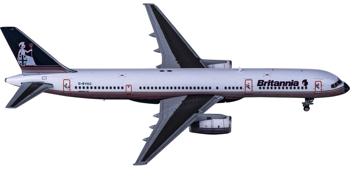 1:400 JC Wings XX4272 Britannia Boeing 757-200 G-BYAC+Free Tractor