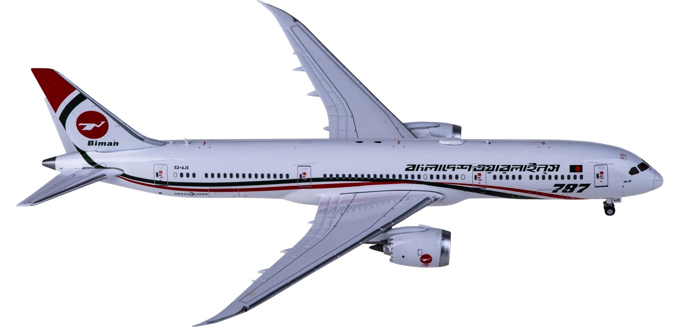1:400 JC Wings XX4281 Biman Boeing 787-9 Dreamliner S2-AJX+Free Tractor