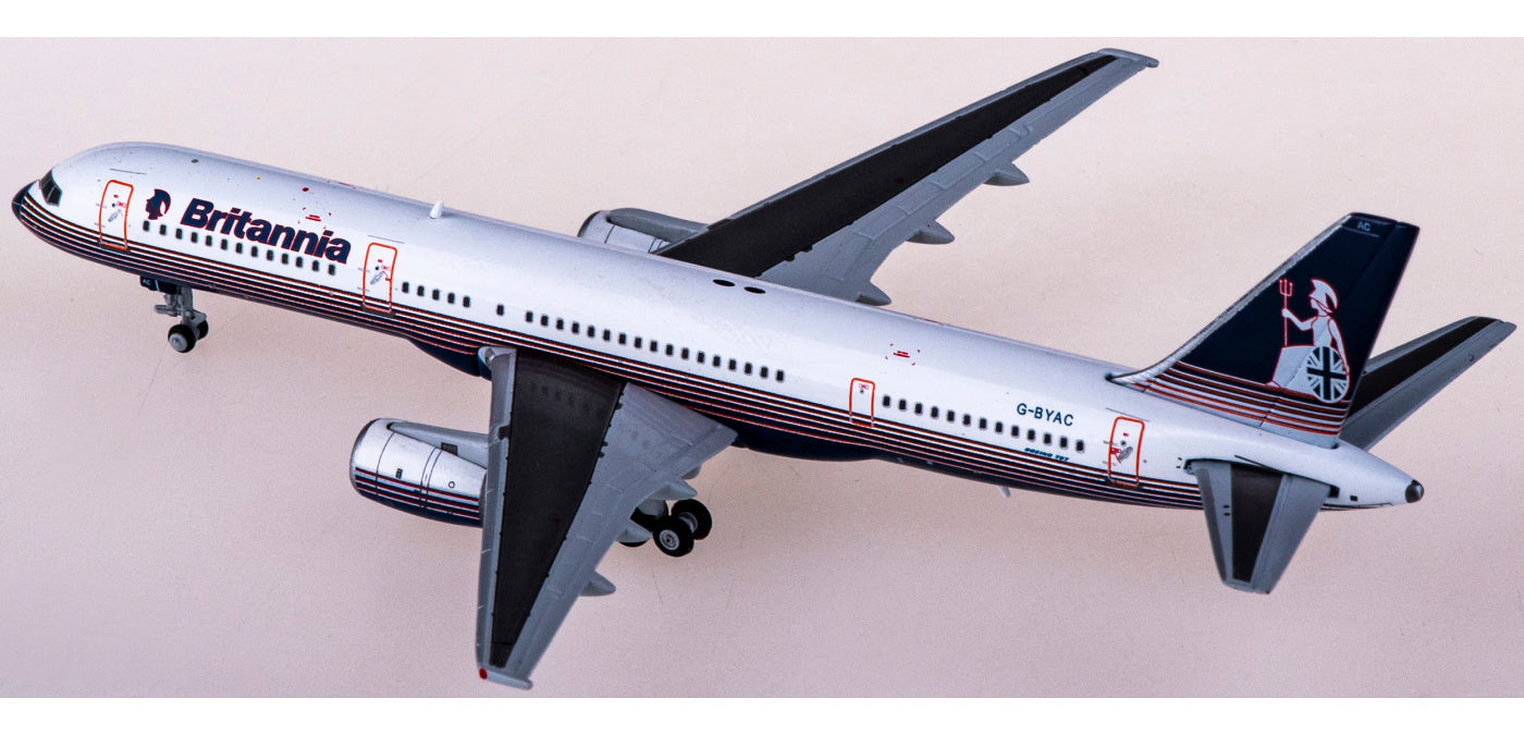 1:400 JC Wings XX4272 Britannia Boeing 757-200 G-BYAC+Free Tractor