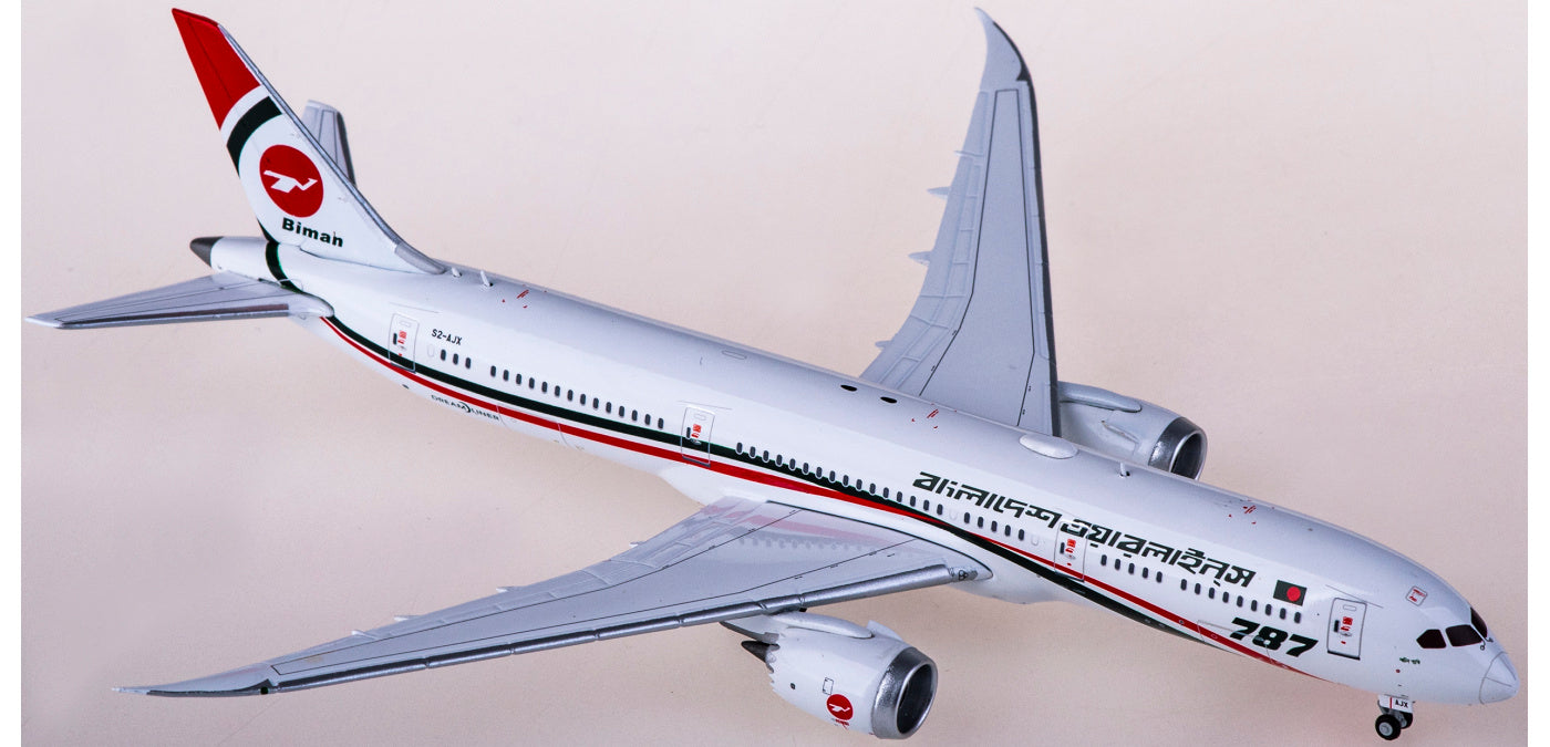 1:400 JC Wings XX4281 Biman Boeing 787-9 Dreamliner S2-AJX+Free Tractor