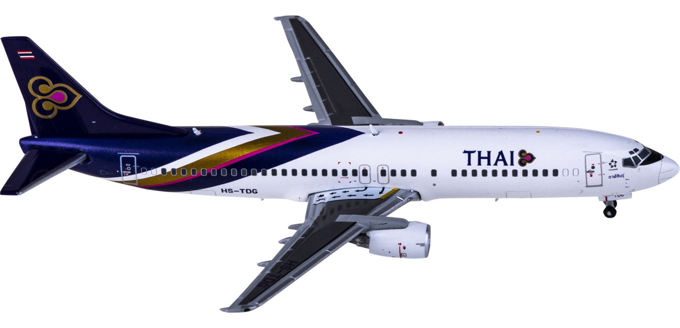 1:400 JC Wings XX4989 Thai Airways Boeing 737-400 HS-TDG+Free Tractor