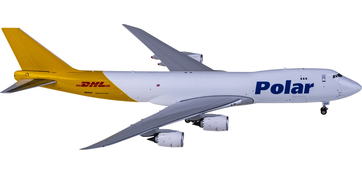 1:400 Phoenix PH04464 Polar Air Cargo Boeing 747-8F N855GT+Free Tractor