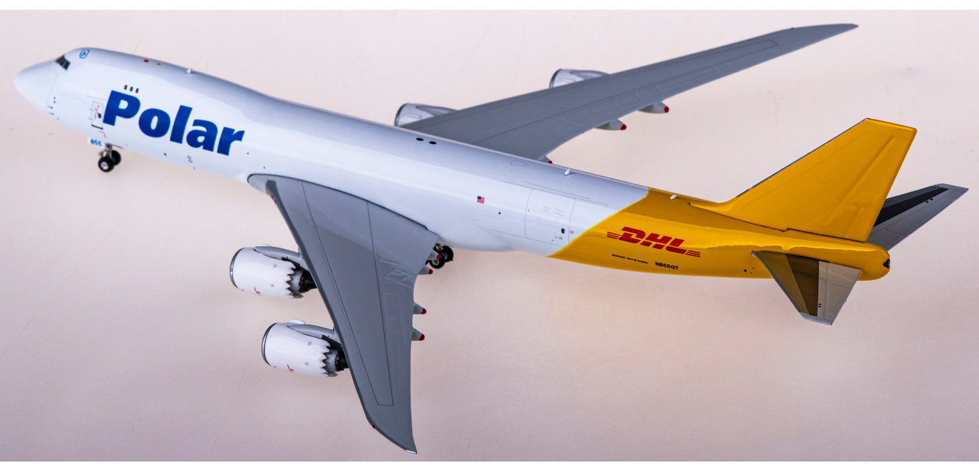 1:400 Phoenix PH04464 Polar Air Cargo Boeing 747-8F N855GT+Free Tractor