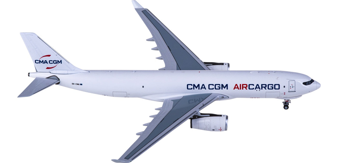 1:400 NG Models NG61050 CMA CGM Air Cargo Airbus A330-200F OO-CMA+Free Tractor
