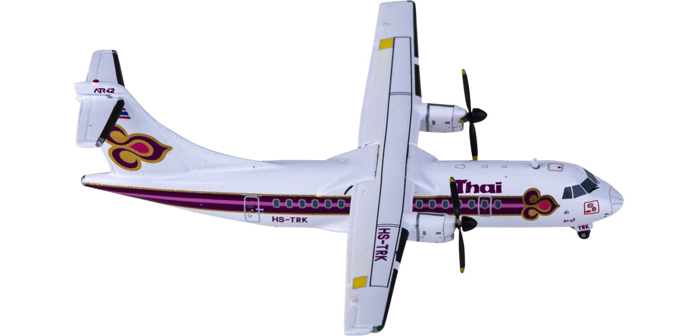 1:400 JC Wings LH4238 Thai Airways ATR-42 HS-TRK Aircraft Model+Free Tractor