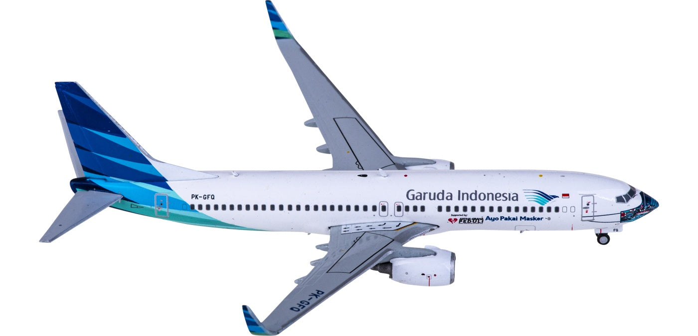 1:400 JC Wings LH4209 Garuda Indonesia Boeing 737-800 PK-GFQ+Free Tractor