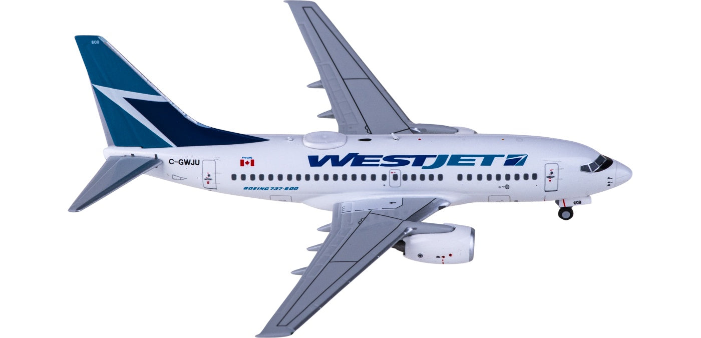 1:400 NG Models NG76007 WestJet Boeing 737-600 C-GWJU+Free Tractor