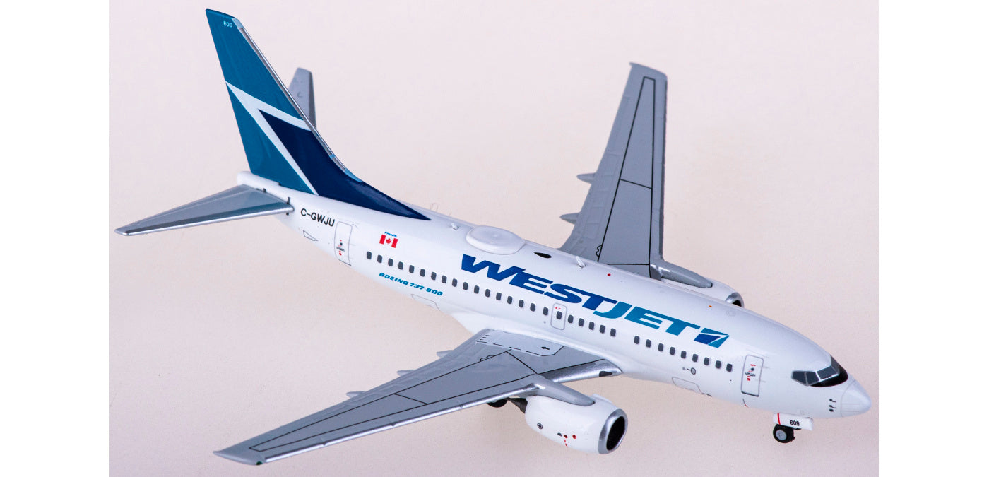 1:400 NG Models NG76007 WestJet Boeing 737-600 C-GWJU+Free Tractor