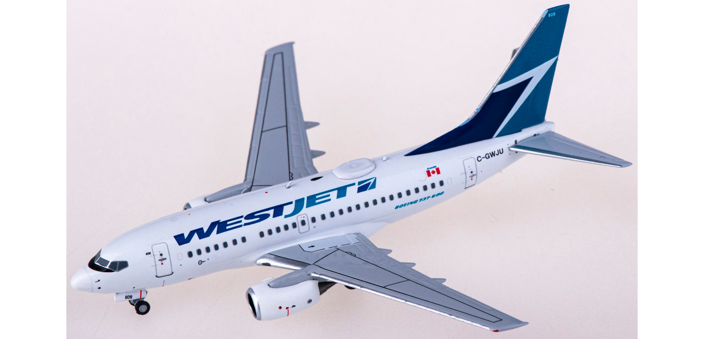 1:400 NG Models NG76007 WestJet Boeing 737-600 C-GWJU+Free Tractor