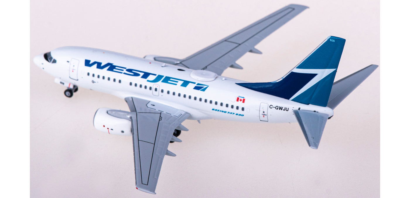 1:400 NG Models NG76007 WestJet Boeing 737-600 C-GWJU+Free Tractor