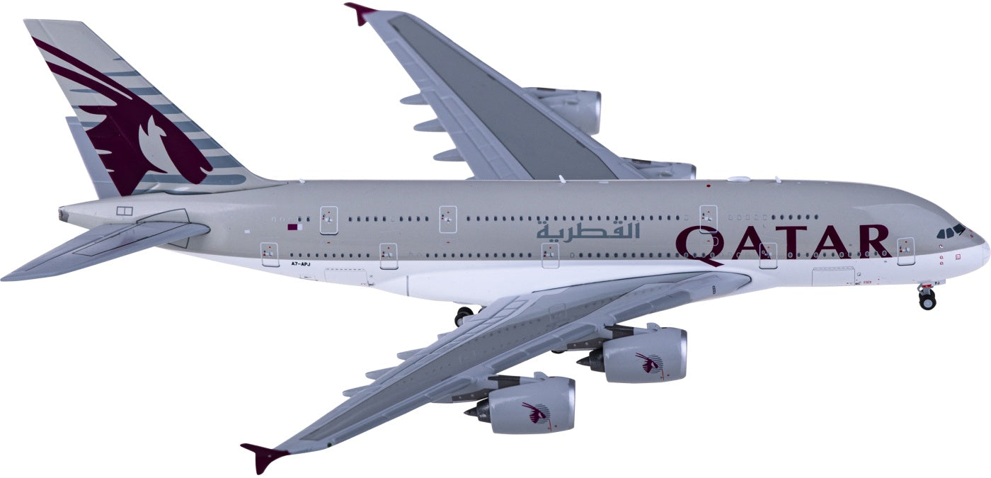 1:400 JC Wings XX40047 Qatar Airways Airbus A380 A7-APJ Aircraft Model+Free Tractor