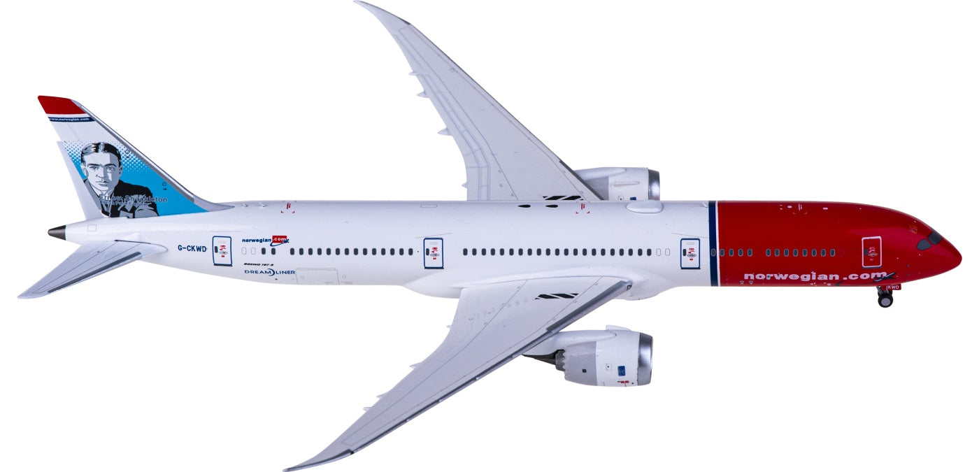 1:400 NG Models NG55087 Norwegian Air Shuttle Boeing 787-9 G-CKWD+Free Tractor