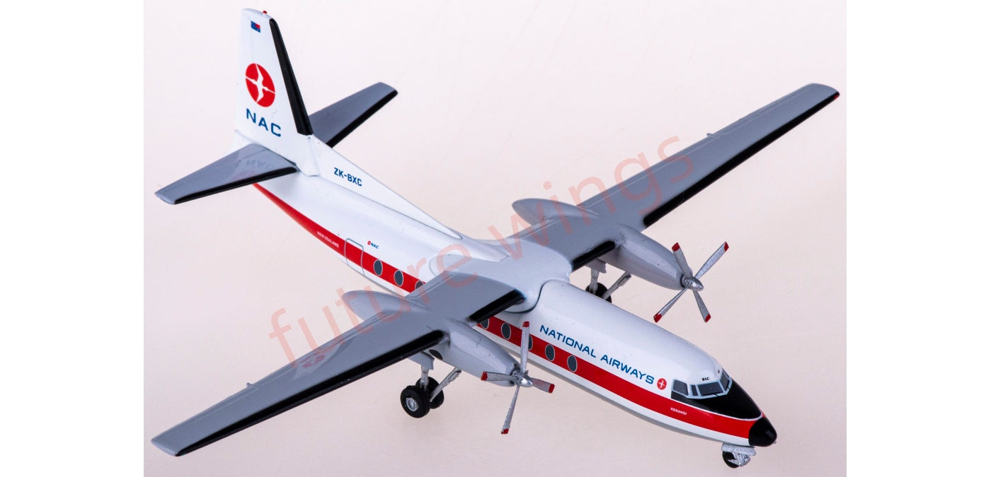 1:200 AeroClassics AC2ZKBXC NAC - New Zealand Fokker F-27 ZK-BXC Aircraft Model