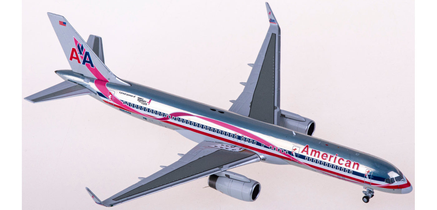 1:400 NG Models NG53190 American Airlines Boeing 757-200 N664AA+Free Tractor