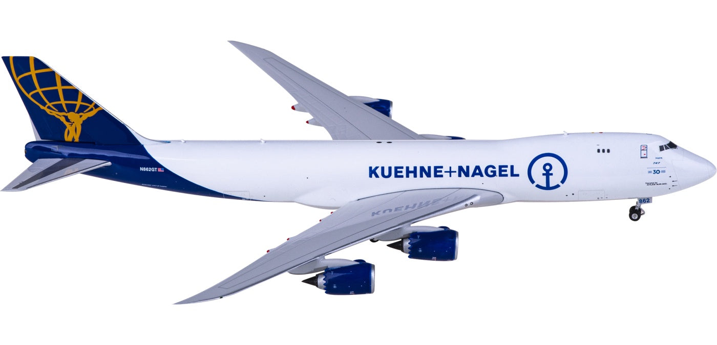 1:400 Phoenix PH04499 Atlas Air Boeing 747-8F N862GT+Free Tractor