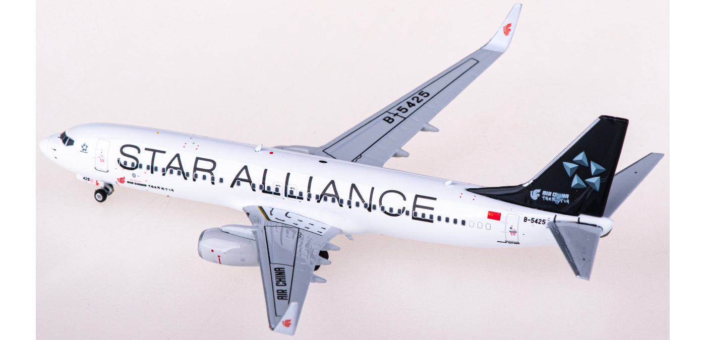 1:400 Phoenix PH11790 Air China Boeing 737-800 B-5425 "STAR ALLIANCE"+Free Tractor
