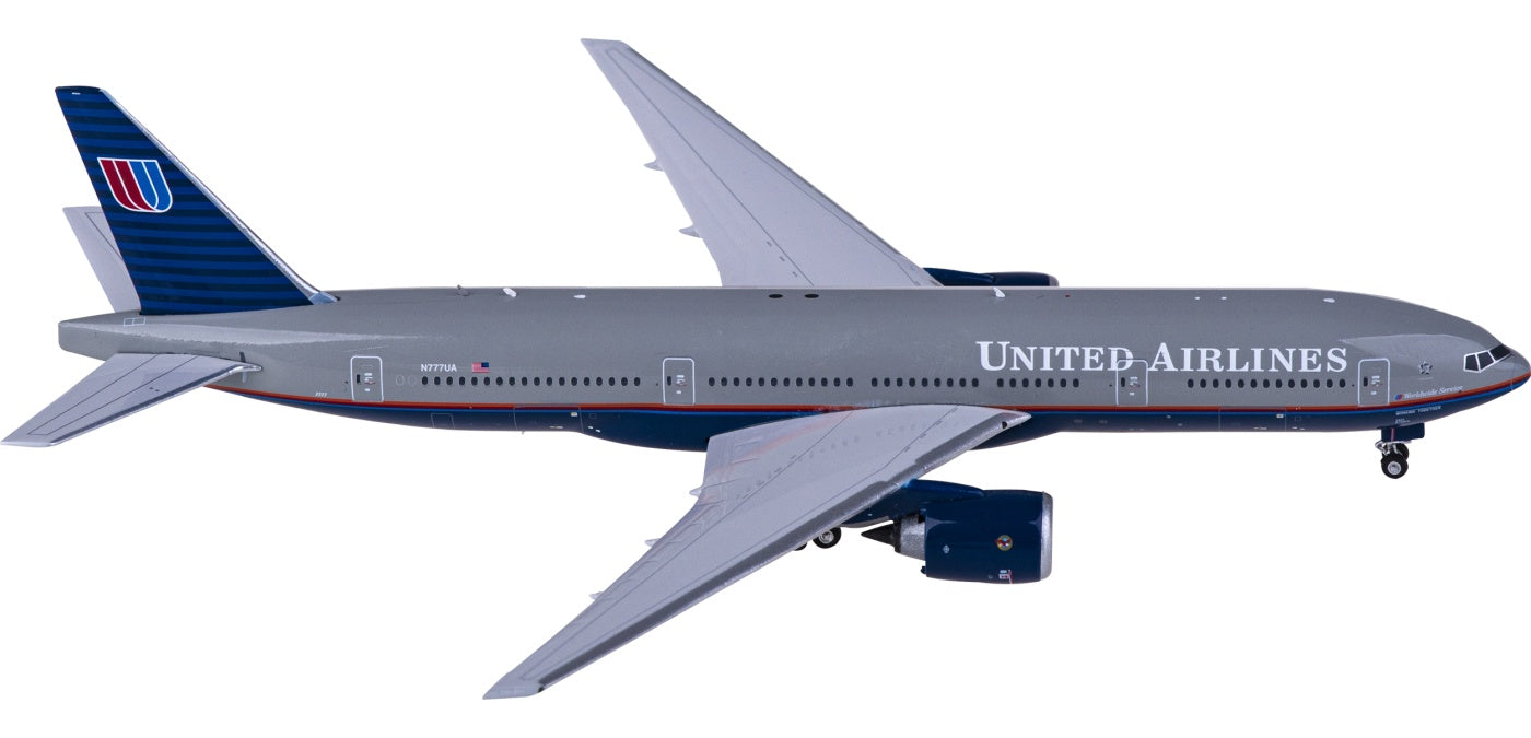 1:400 Phoenix PH04508 United Airlines Boeing 777-200 N777UA+Free Tractor