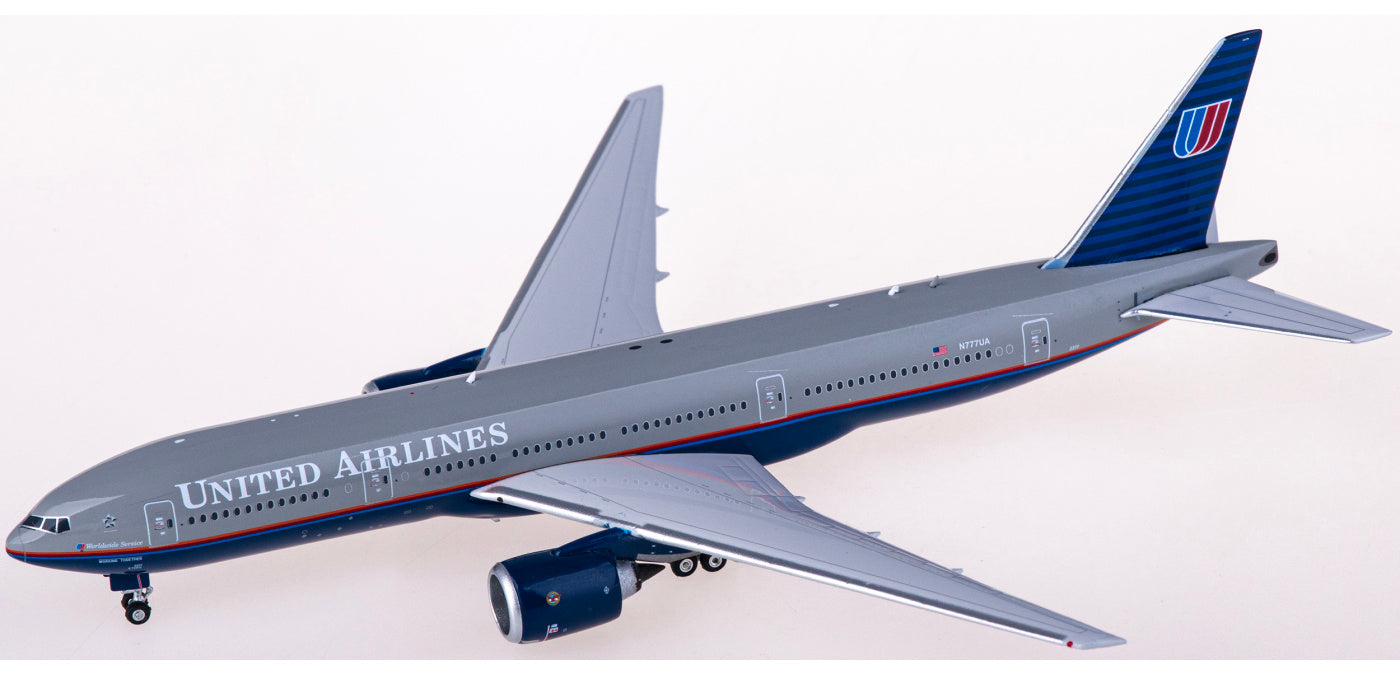 1:400 Phoenix PH04508 United Airlines Boeing 777-200 N777UA+Free Tractor
