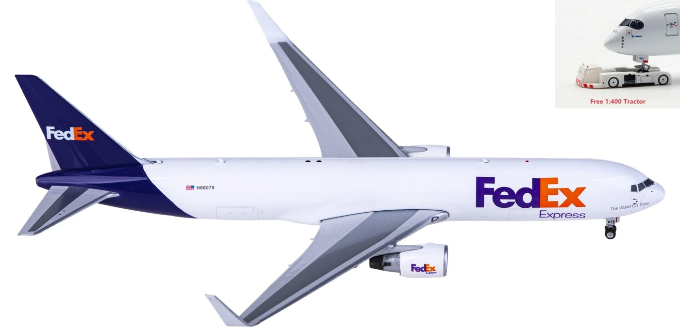 1:400 Phoenix PH04509 FedEx Boeing 767-300ER N68079+Free Tractor