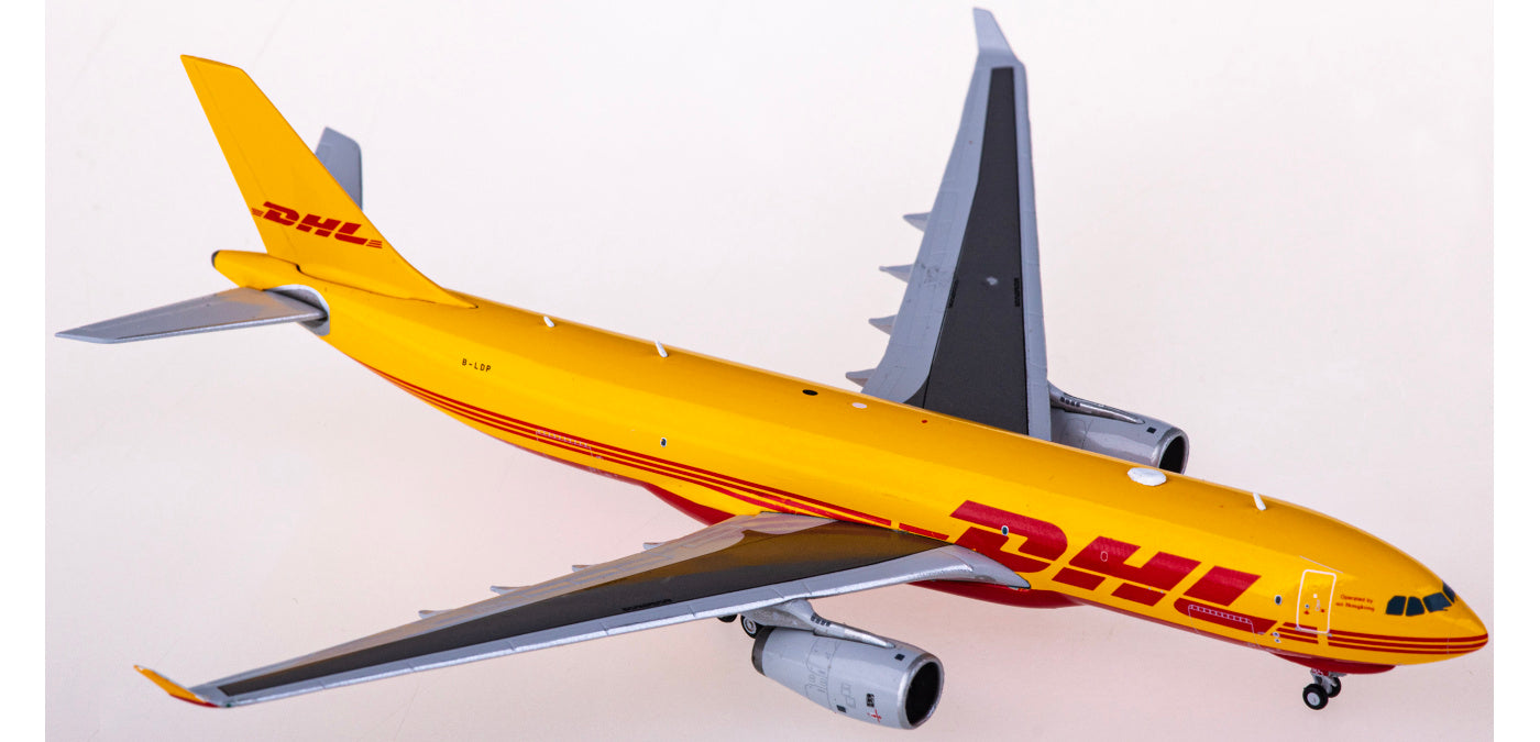 1:400 JC Wings XX4980 Air Hong Kong DHL Cargo Airbus A330-200F B-LDP Aircraft Model+Free Tractor
