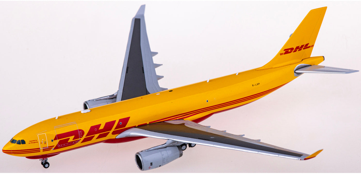 1:400 JC Wings XX4980 Air Hong Kong DHL Cargo Airbus A330-200F B-LDP Aircraft Model+Free Tractor
