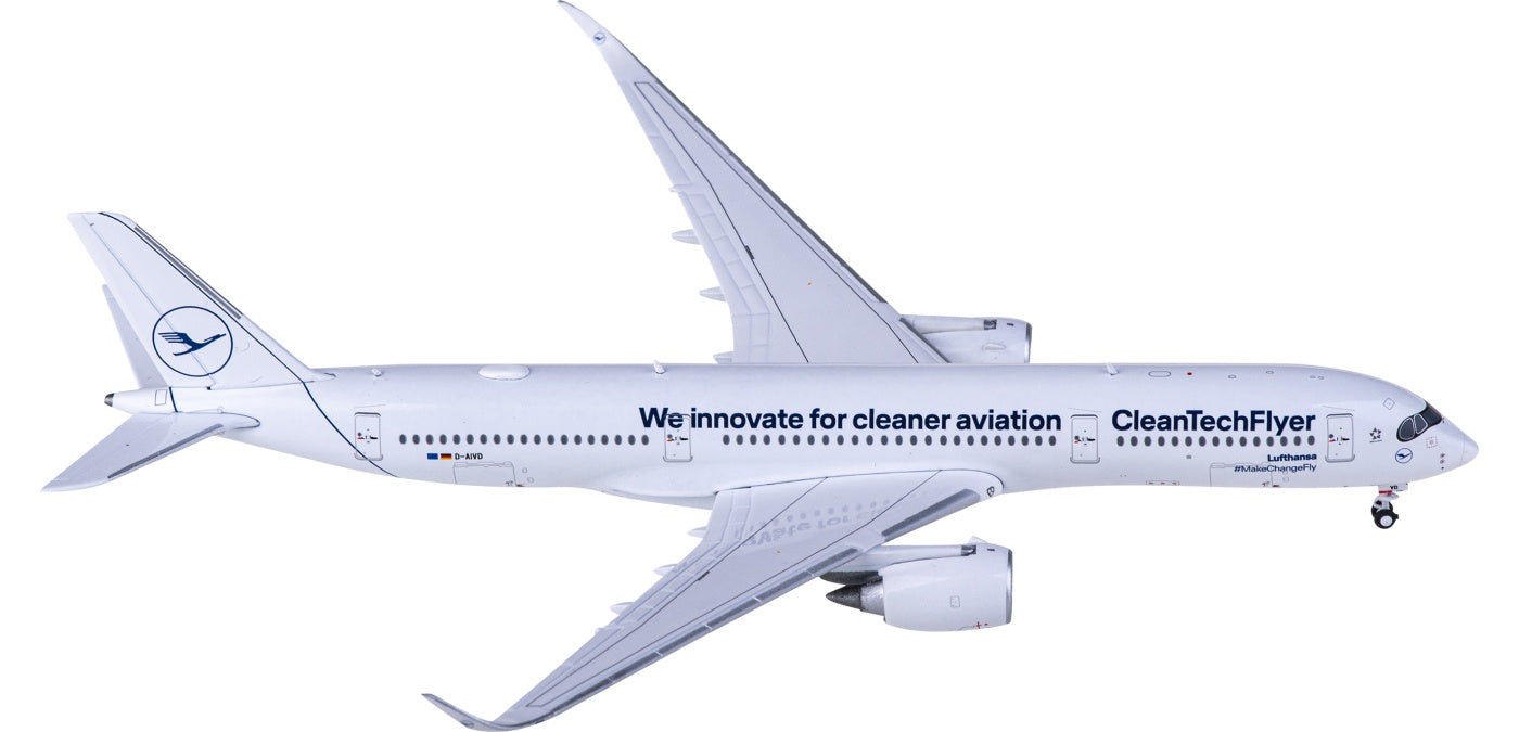 1:400 JC Wings SA4008 Lufthansa Airlines Airbus A350-900XWB D-AIVD+Free Tractor